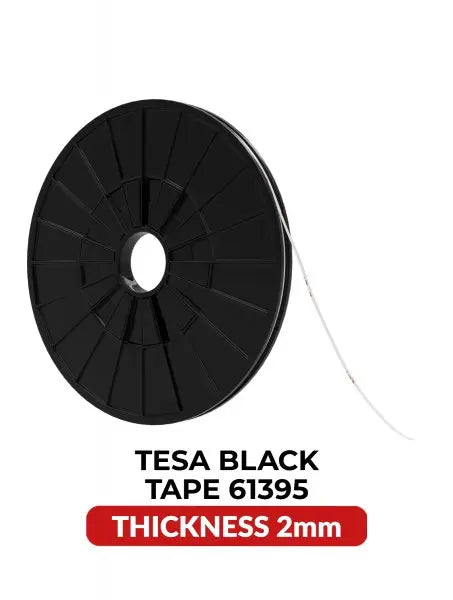 TESA Double-Sided Acrylic Black Tape - 3C Easy Markham