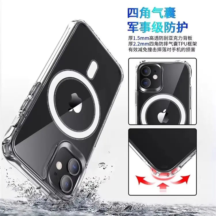 Transparent / Clear Case w/ Magsafe for iPhone 15 Series - 3C Easy Markham